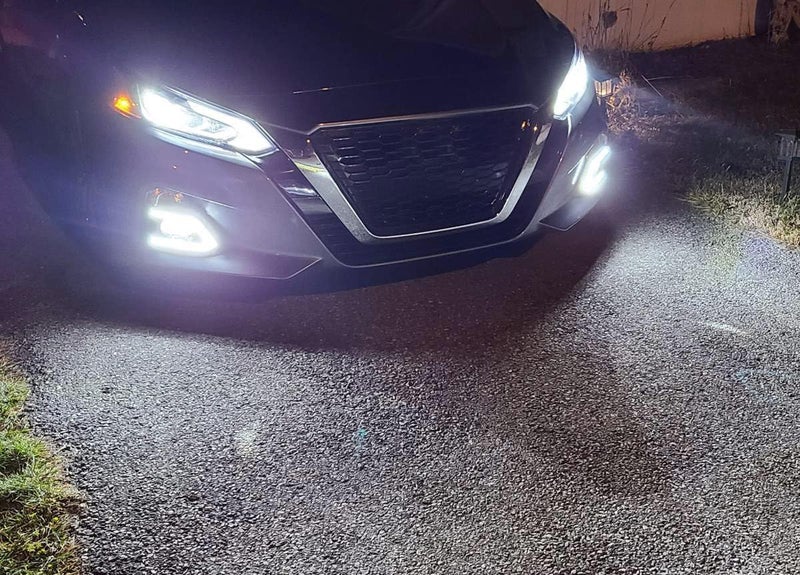iJDMTOY OEM-Fit Switchback LED Daytime Running Light Kit Compatible With 2019-2022 Nissan Altima, White/Amber LED DRL & Turn Signal - Image 3