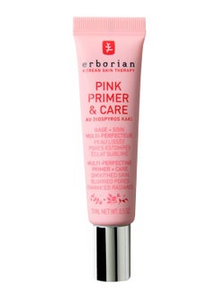 erborian ERBORIAN Pink Primer & Care - Hydrating & Perfecting Skin Primer with Diospyros Kaki, 15ml  - Image 1