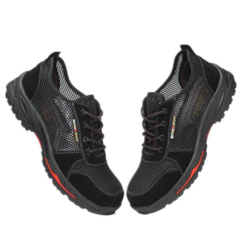 Labor Protection Shoes Steel Baotou Summer Breathable Lightweight Anti-Smashing Anti-Stab Casual Safety Shoes For Construction Site - Image 3