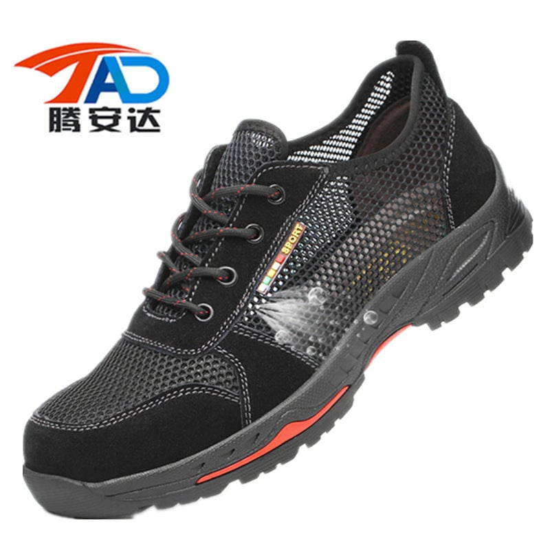 Labor Protection Shoes Steel Baotou Summer Breathable Lightweight Anti-Smashing Anti-Stab Casual Safety Shoes For Construction Site - Image 2