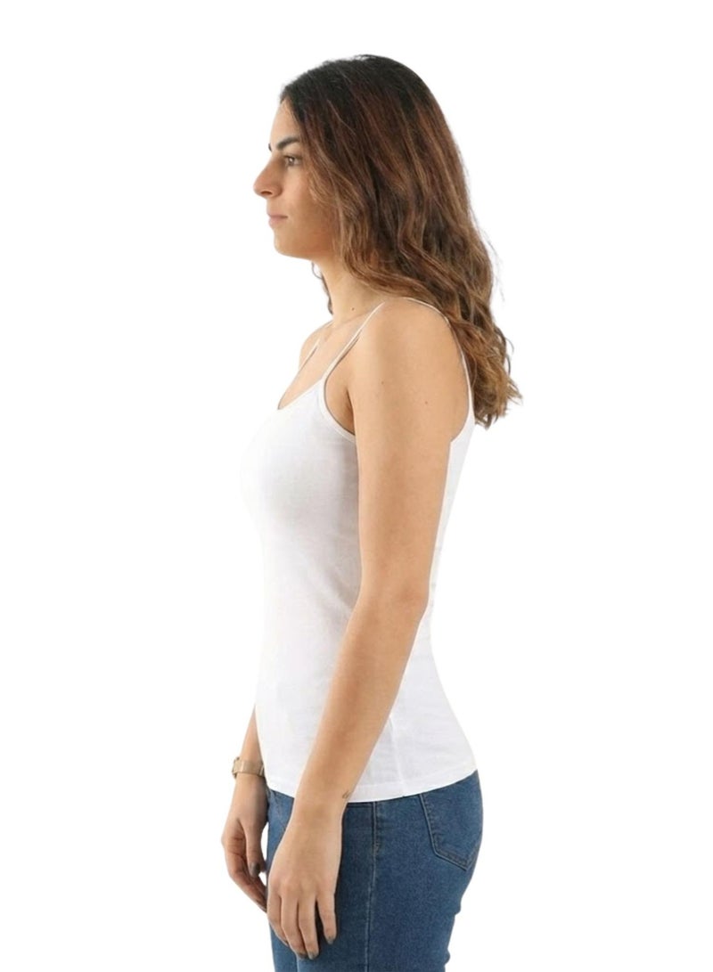كارما بدي توب حمالة رفيعة قطن فيسكوز حريمي - Image 4