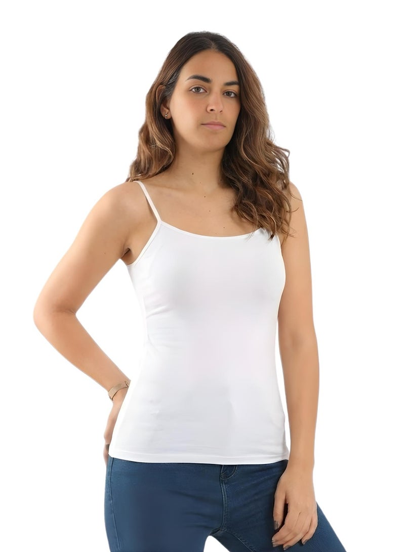 كارما بدي توب حمالة رفيعة قطن فيسكوز حريمي - Image 1