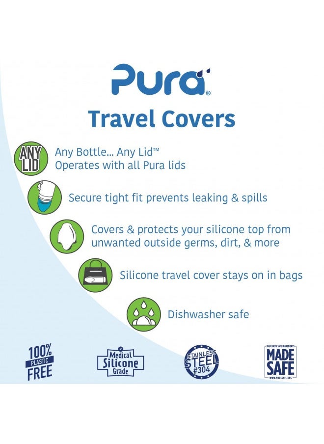 Pura Kiki Nipple/Spout Silicone Travel Covers - Pura Lids Compatible | Plastic-Free, Medical Grade, Madesafe Certified | Prevents Leaks And Spills, Secure Fit | 2-Piece (Blue) - pzsku/ZBABF7789BF62B6B21CE0Z/45/_/1726645904/2c05fe8a-b764-434f-8de6-1310d6eaba01