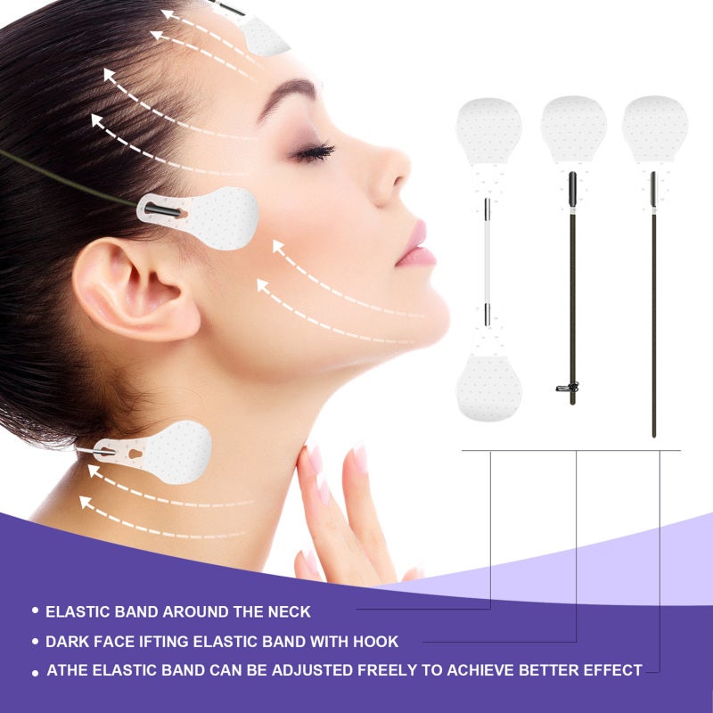 Face Lift Tape: 40Pcs 0.02 Mm Invisible Ultra-Thin - Breathable Waterproof Instant Face Lifter Tape for Photo Shoots Weddings Engagements Anniversaries Interviews - Image 5