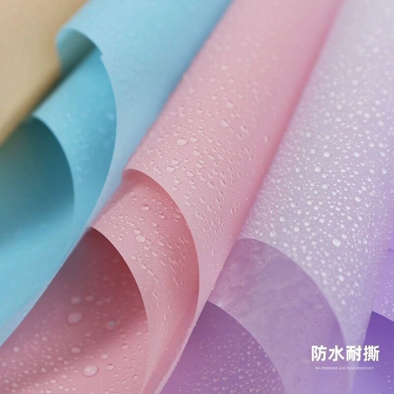 Korean Ouya Paper – Waterproof Packaging Paper for Fresh Flowers, 20 Sheets, 56x56cm - Image 4