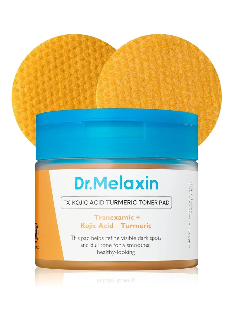 دكتور ميلاكسين Tx-Kojic Acid Turmeric وسادات تونر 190 مل(70Pads)
