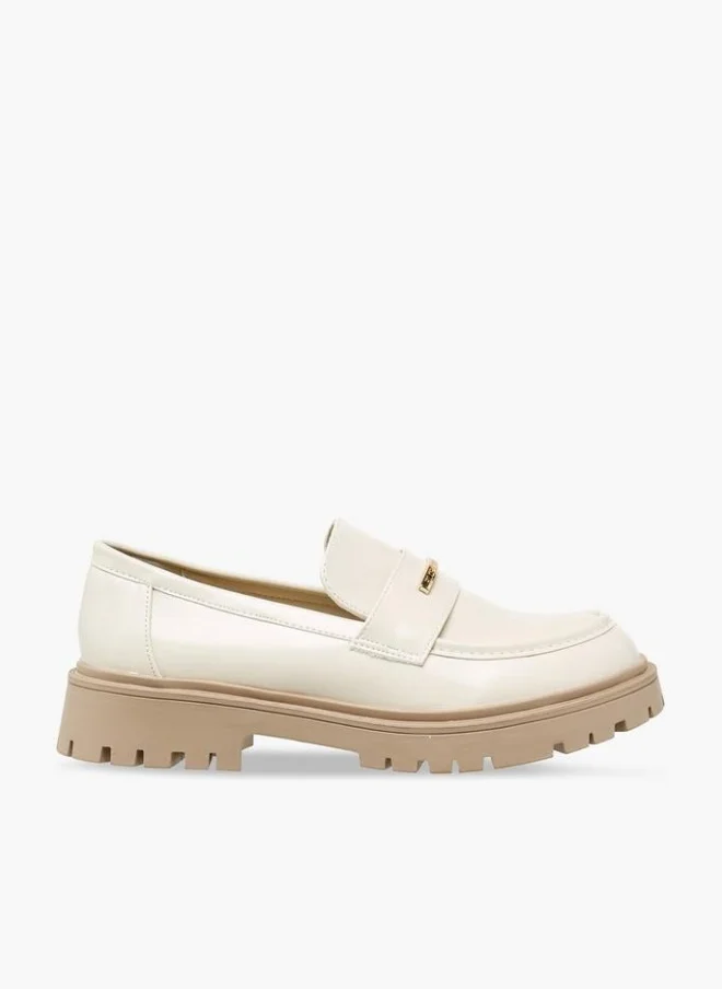 Flora Bella Women Metal Accent Loafers