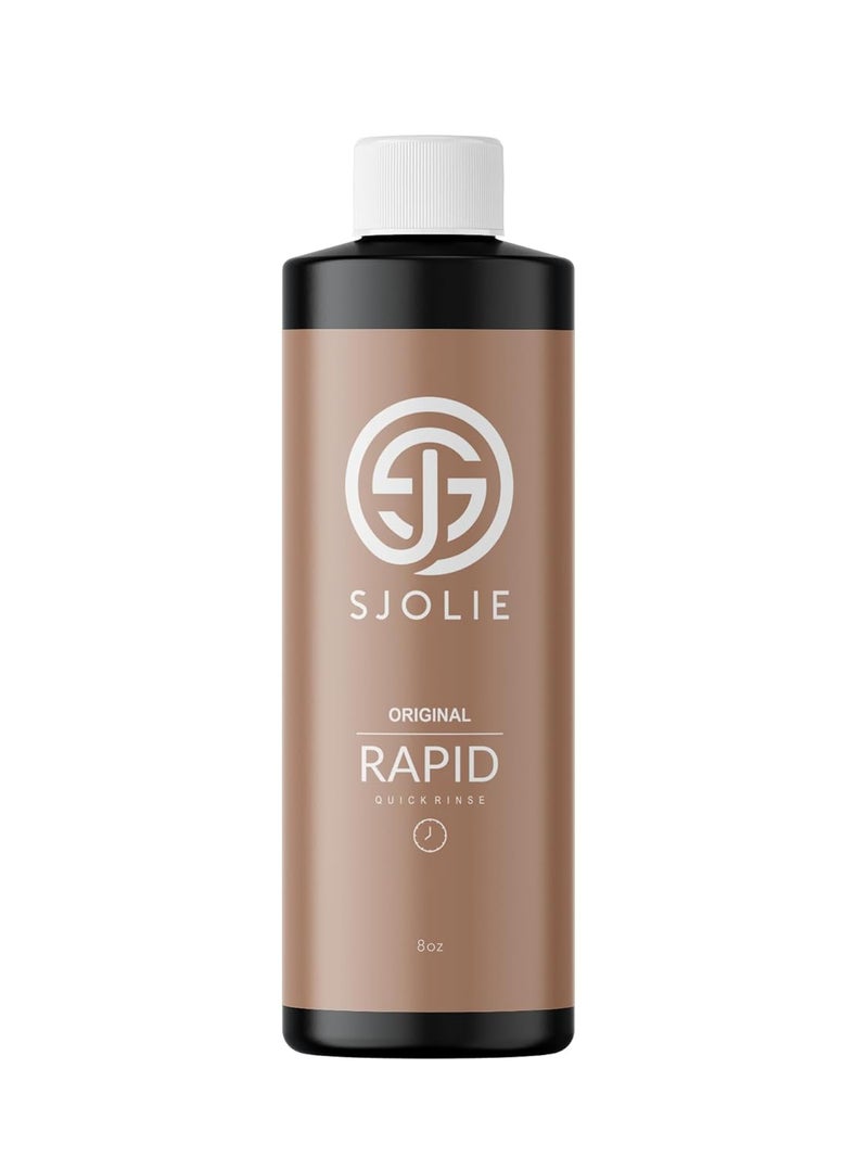 SJOLIE رذاذ تان سريع الحل  تان سريع لمدة ساعة واحدة  قاعدة زيتون  تانر بدون شمس للحصول على جفاف سريع وصديق للنباتات مع توهج مشرق 8 أونصات