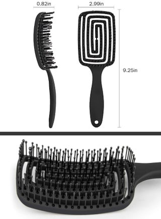 Hair styling and detangling comb - R06 - view 4