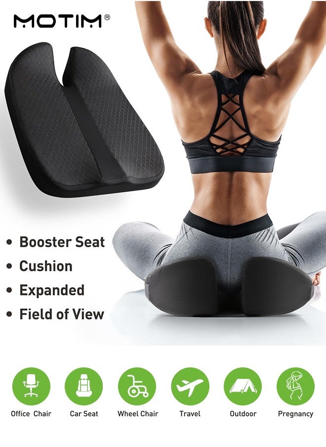 Motim Upgraded Car Seat Cushion Pad, Breathable Memory Foam Coccyx Orthopedic Car Driving Seat Cushion, Seat Cushion for Lower Back Pain and Sciatica Tailbone Pain Relief, Fit for Office Chair, Car Seat  - Image 4