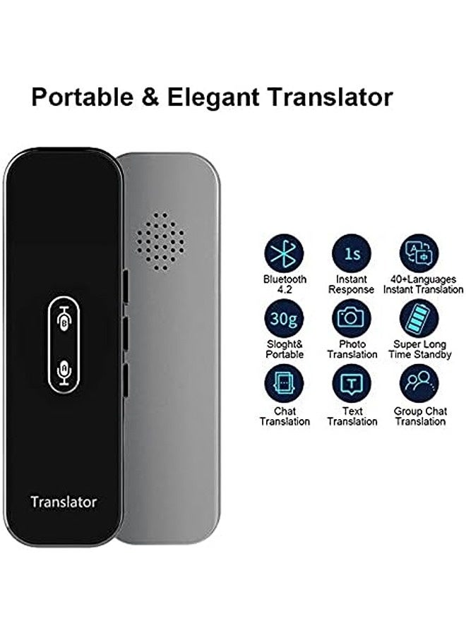 سكاي تاتش مترجم صوتي محمول 3 في 1 – يدعم 137 لغة، تحويل الكلام إلى نص في الوقت الحقيقي، ترجمة تفاعلية متوافقة مع هواتف أندرويد وiOS الذكية. - Image 2