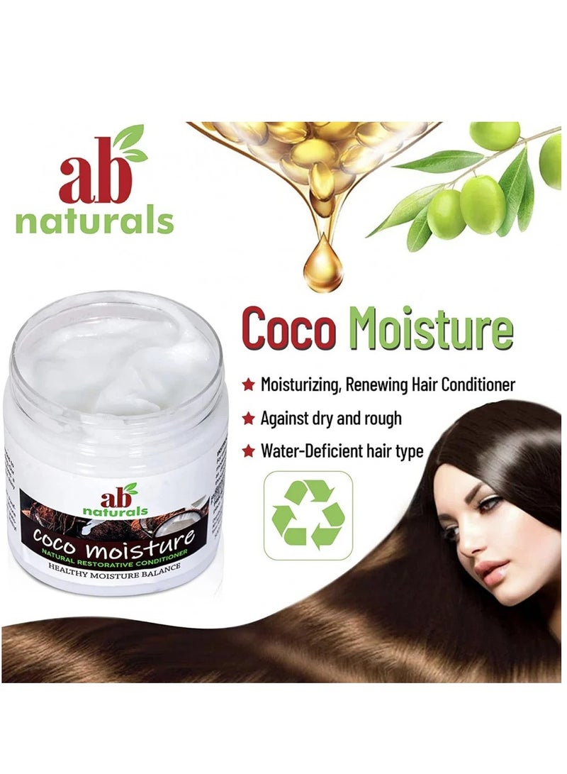 Ab Naturals Coco Moisture Natural Restorative Conditioner Clear 500grams - Image 5