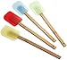 Good Cook Set of 4 Silicone Spatulas with Bamboo Handles - Image 2