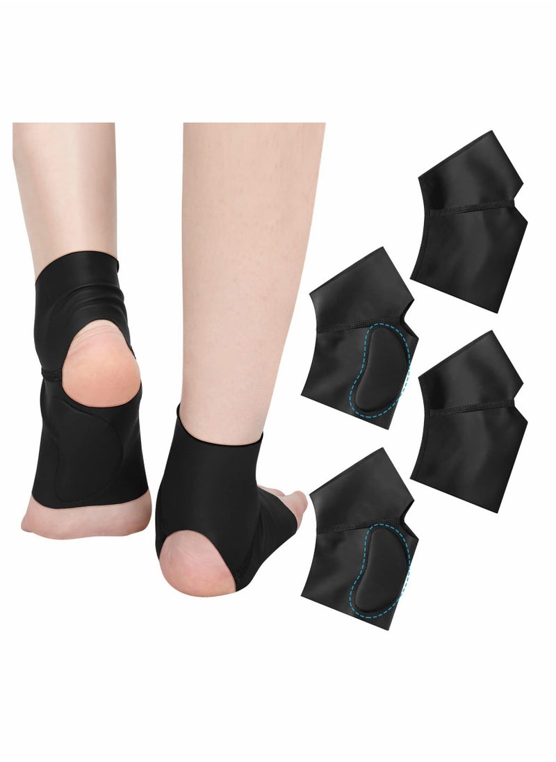 Y&D Arch Support Brace, Ankle Sleeve with Gel Pads Brace Foot Compression Soft Wraps Protector for Plantar Heel Spurs Feet Pain Flat Relief, Men Women, 2 Pairs  - Image 1