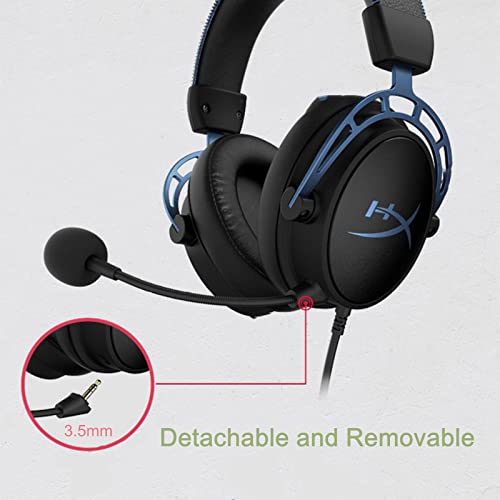 Saipomor Alpha Microphone Accessories Compatible with Kingston HyperX Cloud Alpha Gaming Headset, 3.5mm Audio MIC Work for PS4, Xbox One, Nintendo Switch, Computer PC Gaming - Image 5