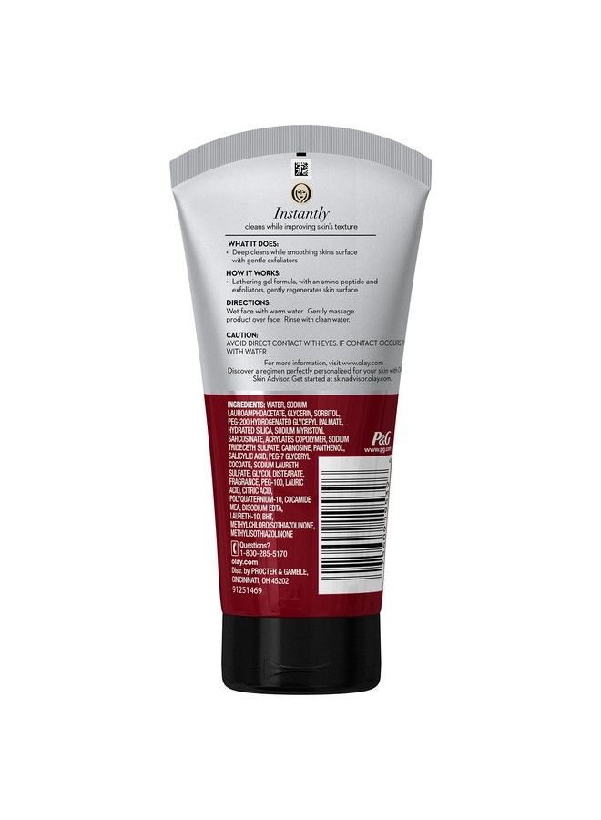 Olay Regenerist Detoxifying Pore Scrub Facial Cleanser 5.0 Fl Oz - Image 3