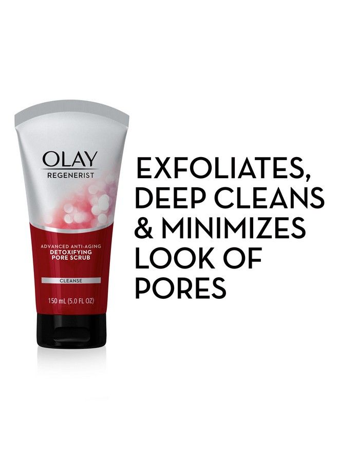Olay Regenerist Detoxifying Pore Scrub Facial Cleanser 5.0 Fl Oz - Image 4