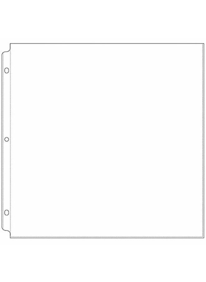 We R Memory Keepers 12 x 12-inch 3-Ring Album Page Protectors 10 Pack, Albums Refills Arts Crafts Supplies Scrapbooking Scrapbook Supplies Scrapbook Page Protector 12x12 Scrapbook Page Kits - Image 2