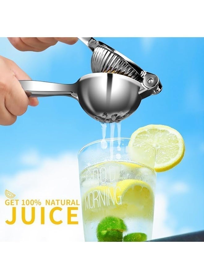 Lemon Squeezer, Heavy Duty Lemon Juicer, Stainless Steel Lime Squeezer, Manual Citrus Press, Orange Juicer Handheld, Hand Press Fruit Juicer, Exprimidor De Limones - Image 3