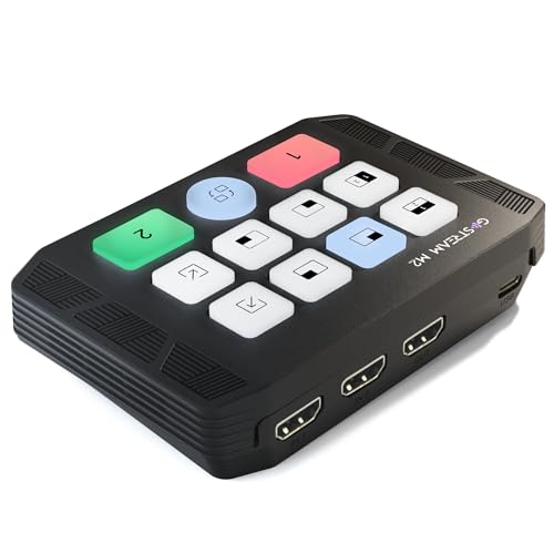 Osee GoStream M2 Capture Card, Dual 4K HDMI Input Capture Card for Streaming, USB 3.0 Audio Video Capture Card Record in 1080P 60FPS Low Latency, Compatible with PS5/PS4/Xbox/Switch in OBS, YouTube - Image 1