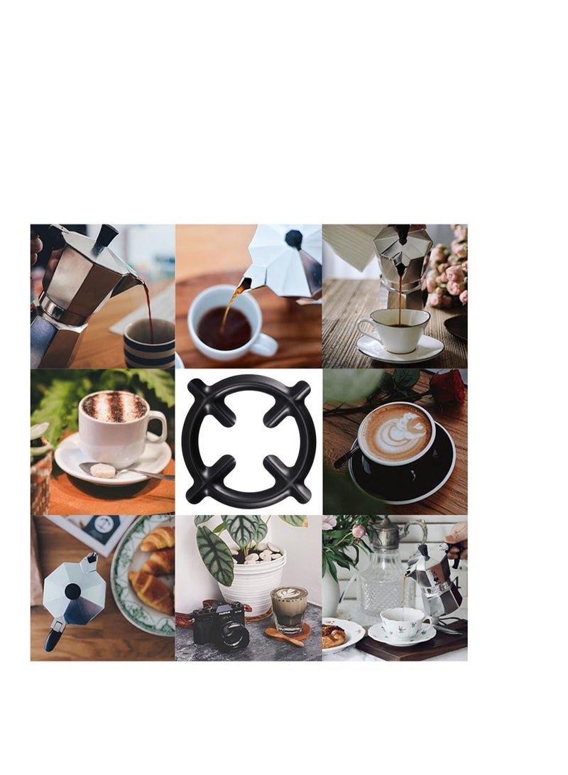 SYOSI Gas Ring Trivet Reducer Stove Top Hob Cooker Heat Simmer Coffee Pots Cafetiere Espresso Makers Pans Stainless Steel Kitchen Utensil 3 Pieces - Image 5