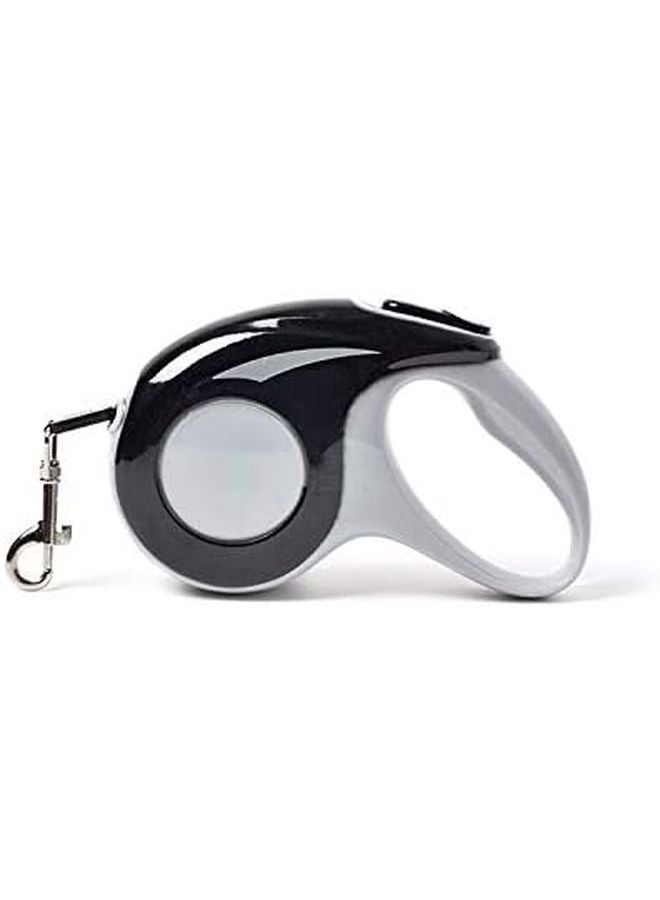 Retractable Dog Leash 3M Durable Nylon with Metal Clip Black Color - Image 2