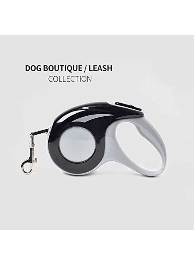 Retractable Dog Leash 3M Durable Nylon with Metal Clip Black Color - Image 3