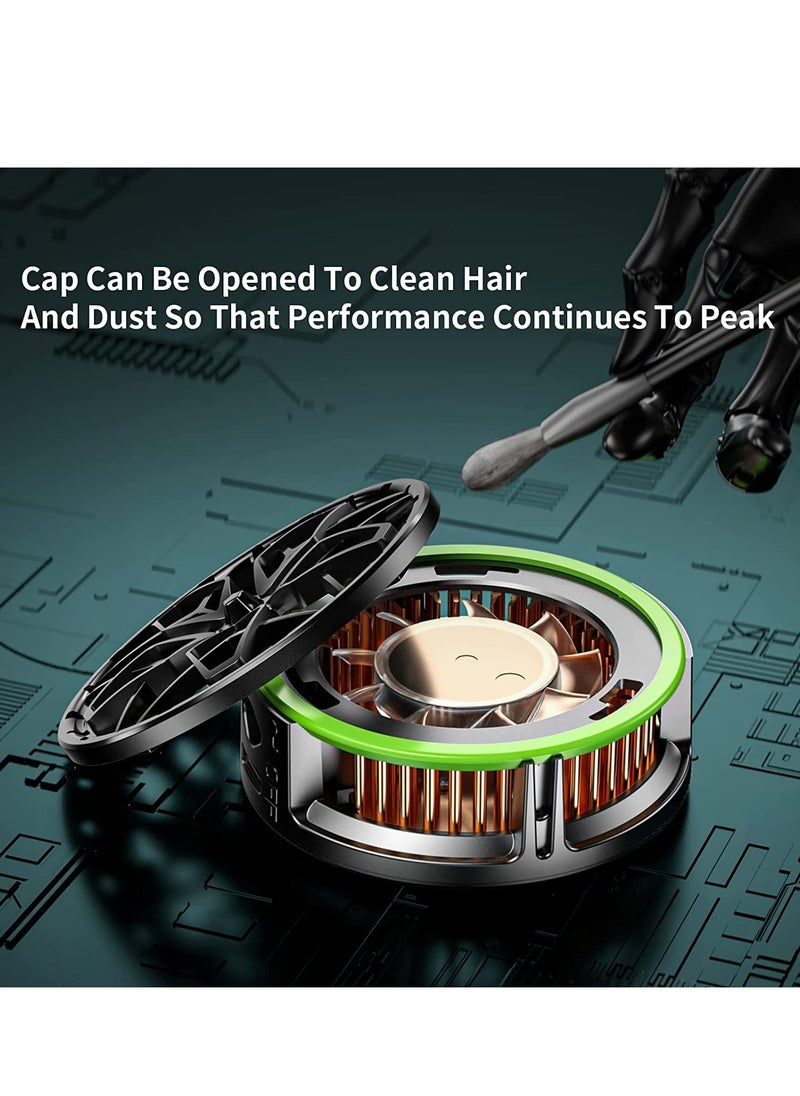 Captaintech High-Power Magnetic Mobile Phone Cooler with 15W Semiconductor Heatsink, Intelligent Temperature Control, Larger Cooling Area, Quieter Portable Fan for iPhone, Android, Tablet, and iPad.  - Image 5