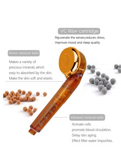 Wellos Vitamin Shower Filter Head Water Filtration System Anti Hair Loss - Prevents Dry Skin - Chlorine Removal - Rust Removal - Relaxing Aromatherapy - Non-Toxic - ( Easy Apply )  - Image 3