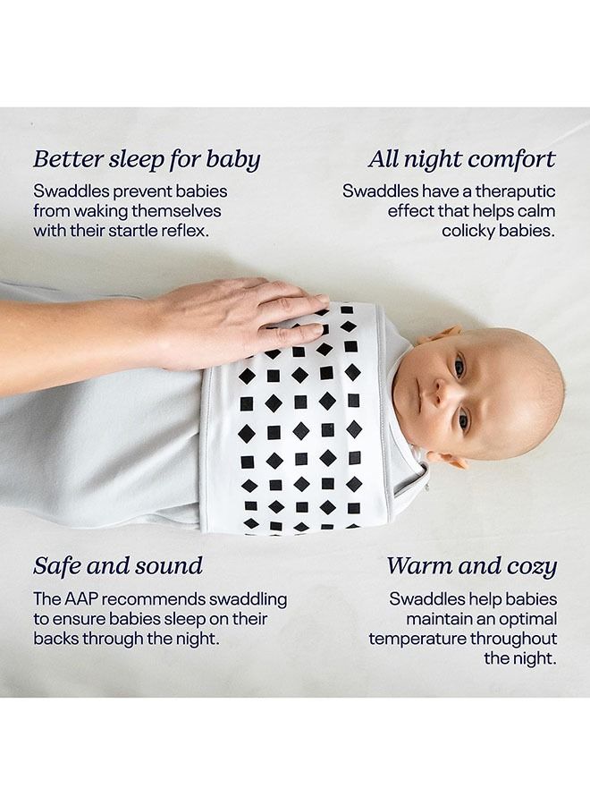 Nanit Breathing Wear Swaddle, Size Small - Grey - Image 4