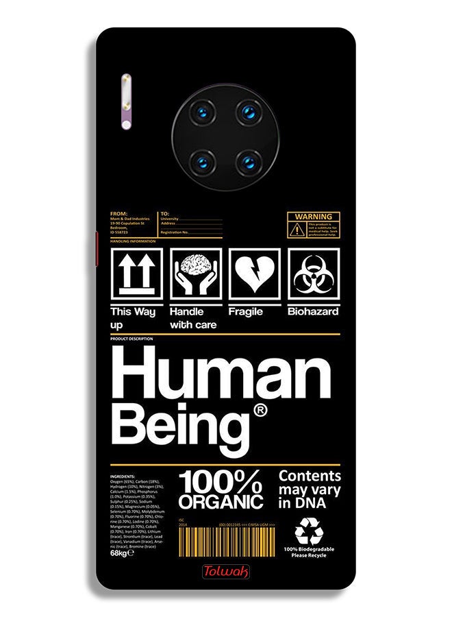 Tolwak Huawei Mate 30 Pro 4G Protective Case Cover Human Being Sticker - Image 2