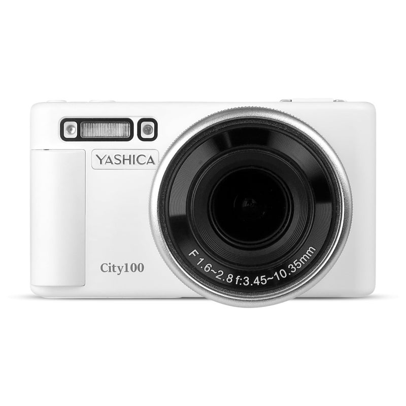 Yashica City 100 13MP 5K Ultra HD Digital Camera - White - Image 2