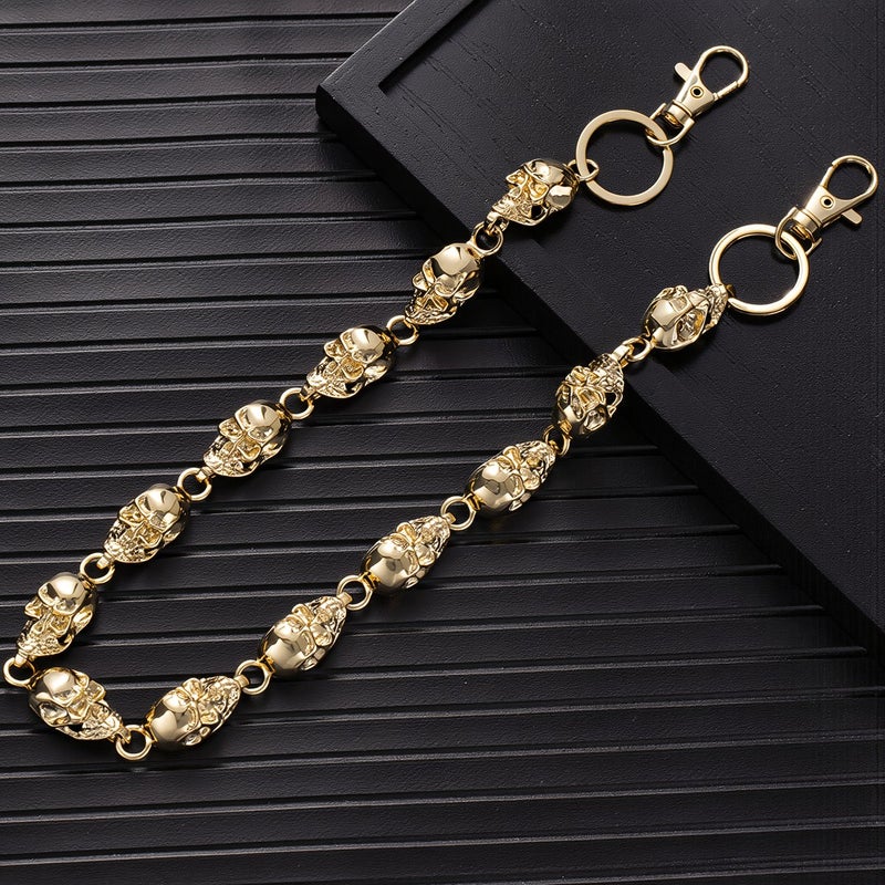 Universal Compatible Skull Pant Chain Multi Belt Loop Bag Key Connect Punk Decor - Image 4
