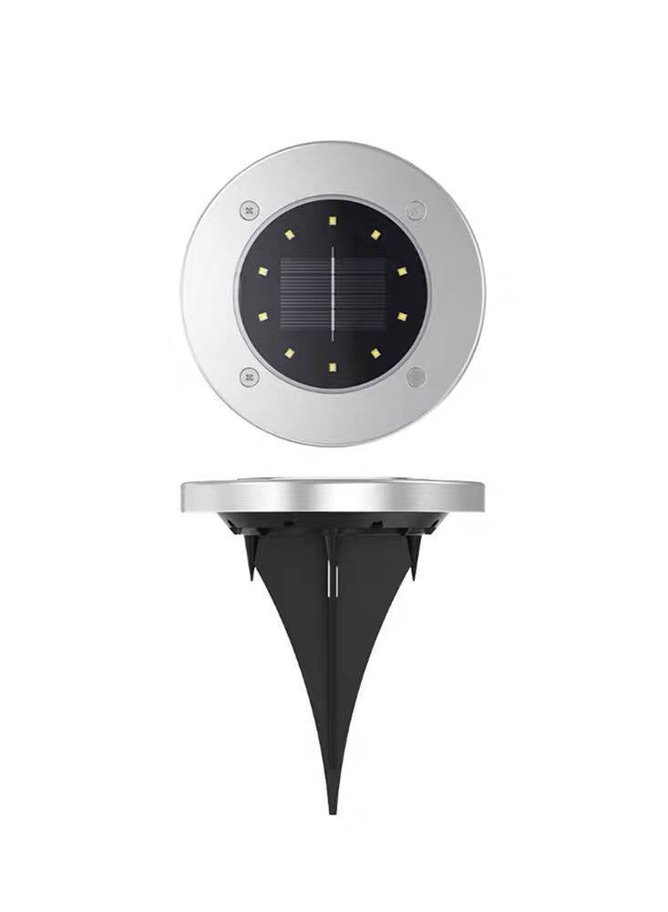 mooni A set of outdoor lights with powerful solar powered LED lights for gardens outdoor places, and decoration with a built in battery and strong light diameter 11.6 cm 4 pieces - Image 2