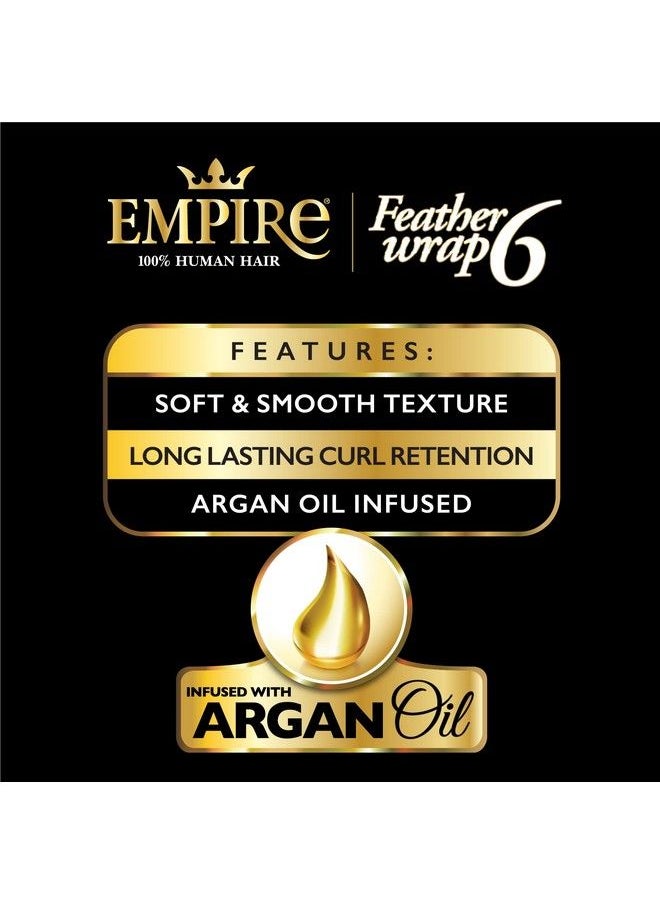 Sensationnel - Empire Bump Weaving Hairextension All Human Hair Short Feather Weave Styling Bump Hair Extension For Women Empire Human Hair Hwefe6 Feather Wrap 6 Inch (2) - Image 1