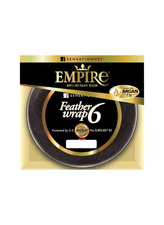 Sensationnel - Empire Bump Weaving Hairextension All Human Hair Short Feather Weave Styling Bump Hair Extension For Women Empire Human Hair Hwefe6 Feather Wrap 6 Inch (2) - Image 1