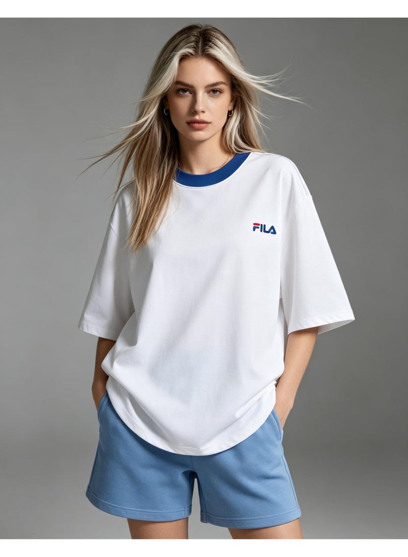 FILA round neck short-sleeved shirt, unisex. Suitable for outdoor sports and fitness. - Image 2