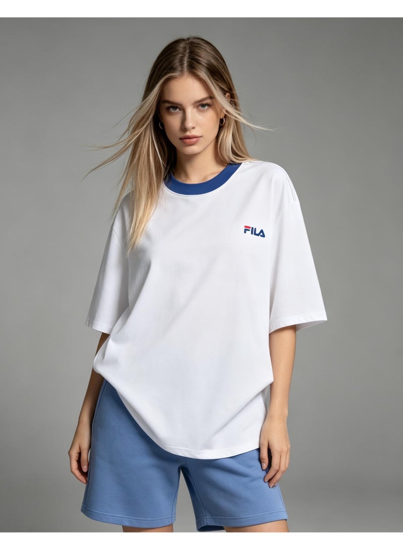 FILA round neck short-sleeved shirt, unisex. Suitable for outdoor sports and fitness. - Image 5