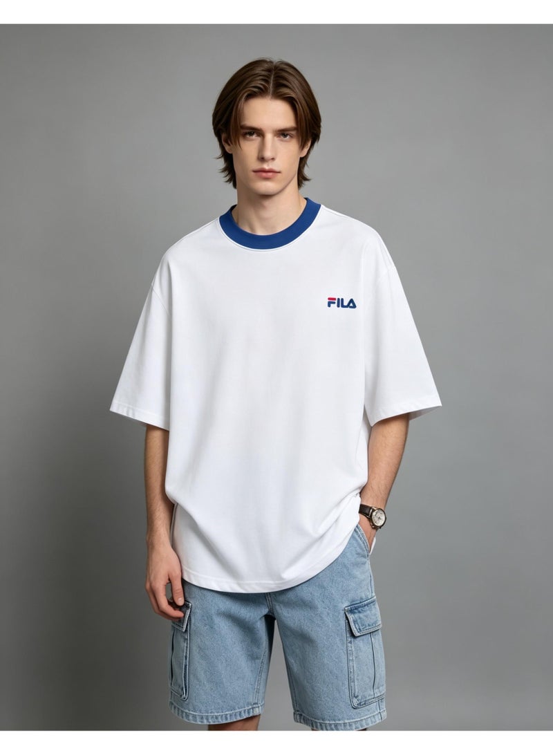 FILA round neck short-sleeved shirt, unisex. Suitable for outdoor sports and fitness. - Image 4