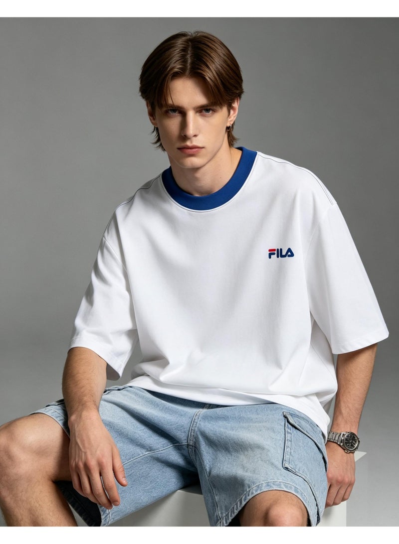 FILA round neck short-sleeved shirt, unisex. Suitable for outdoor sports and fitness. - Image 1
