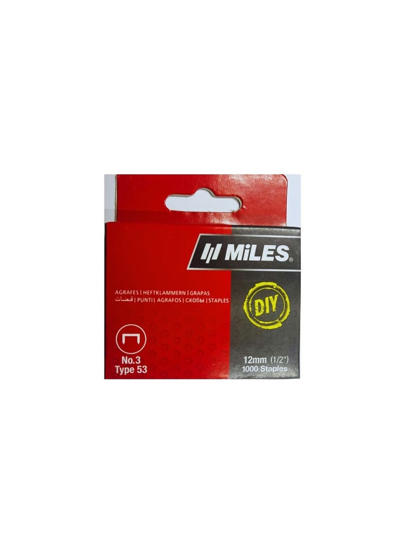 MiLES - N03-12MM Stapler Pins - Image 1