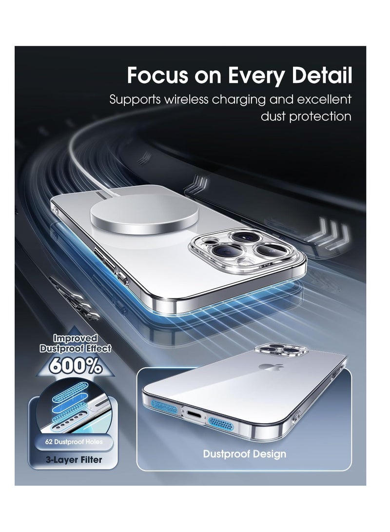 Aookay Visual Invisibility for iPhone 16 Pro Case, [ Never Yellowing ] Top Clear Phone Case [ Naked iPhone Experience ] Full Coverage Camera, Ultra Slim Thin Sturdy PC Cover (iPhone 16 Pro) - Image 5