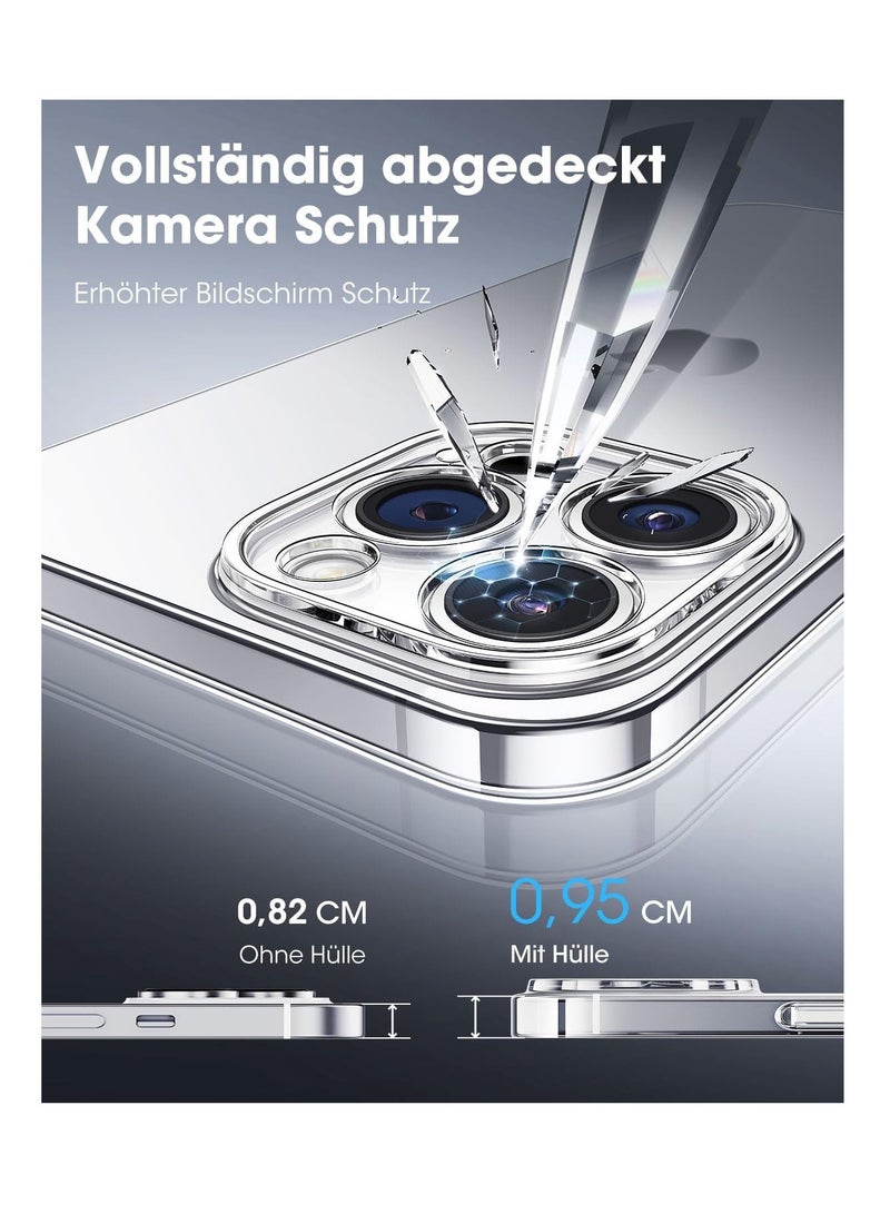 Aookay Visual Invisibility for iPhone 16 Pro Case, [ Never Yellowing ] Top Clear Phone Case [ Naked iPhone Experience ] Full Coverage Camera, Ultra Slim Thin Sturdy PC Cover (iPhone 16 Pro) - Image 4