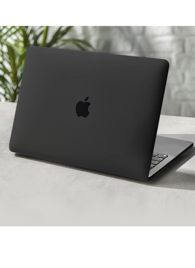 Generic - MacBook Pro 14.2 inch Case 2021 A2442 M1 Pro Case Compatible with Released in 2021 A2442 M1 Pro  M1 Max with Liquid Retina XDR Display Touch ID Plastic Hard case and Keyboard Protective Film Black - Image 1