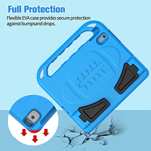 BMOUO Kids Case for iPad 11th Generation (A16) 11 Inch 2025/iPad 10th Generation 10.9" 2022 - with Built-in Screen Protector, Shockproof Handle Stand iPad 11th/10th Generation Case for Kids, Blue - Image 5
