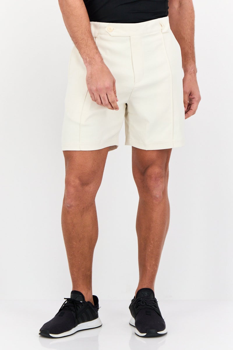 adidas Originals Men Sportswear Fit Outdoor Premium Shorts, Beige  - Image 1