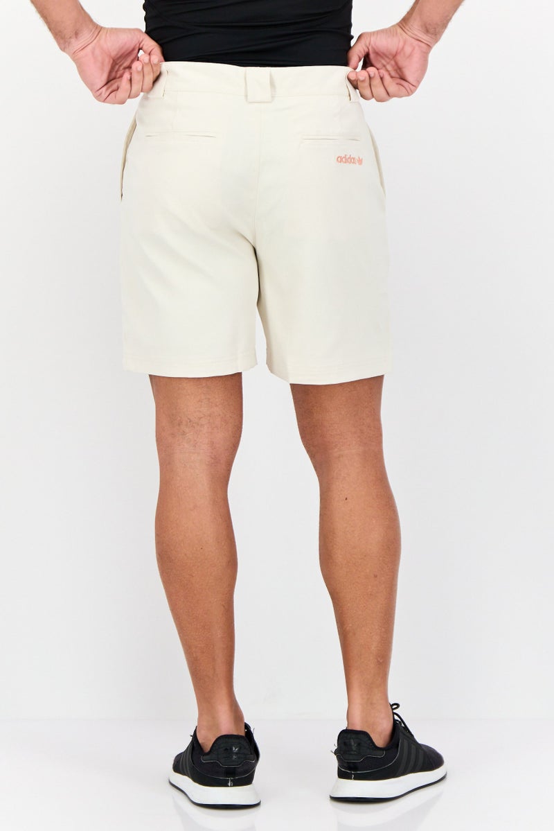 adidas Originals Men Sportswear Fit Outdoor Premium Shorts, Beige  - Image 3