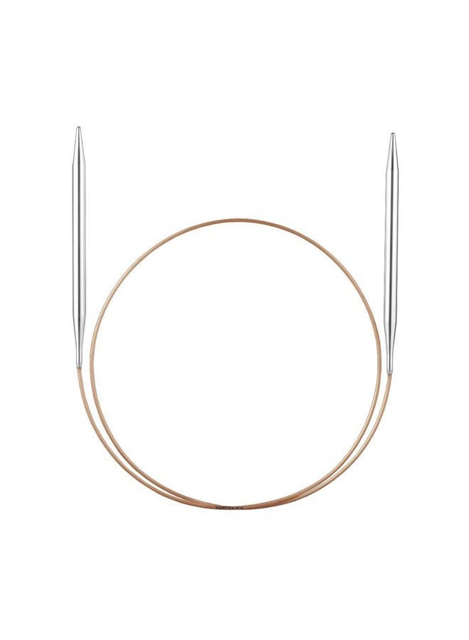 Circular Knitting Needle, Metal, Silver, 3 mm