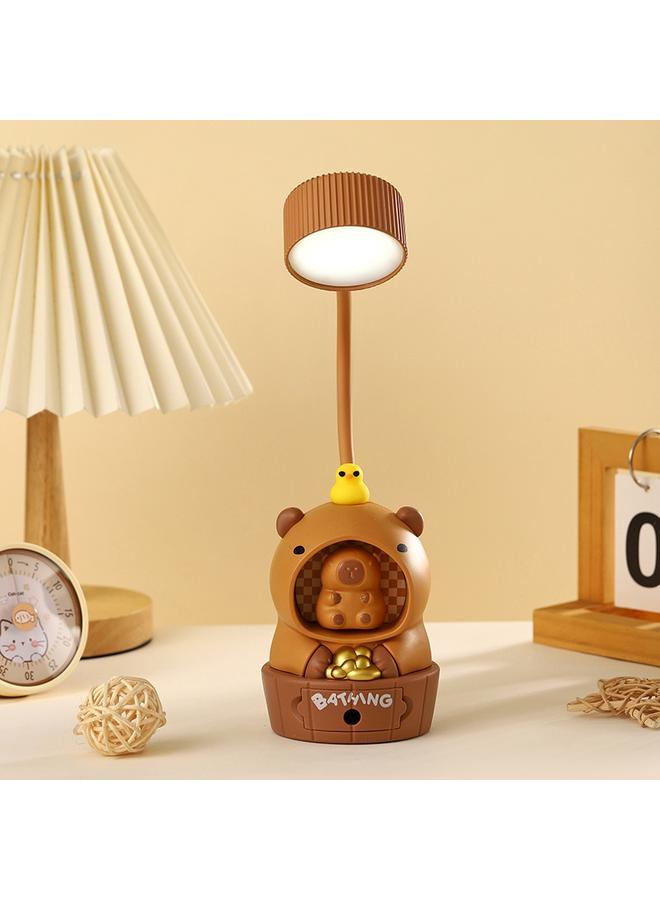 Bluejw New Capybara Luminous Nightlight Children's Gift Atmosphere Lamp Desktop Ornaments Decompression Pen Cutting Learning Desk Lamp - Image 5