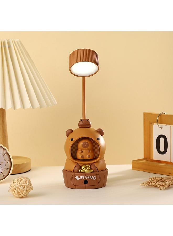 Bluejw New Capybara Luminous Nightlight Children's Gift Atmosphere Lamp Desktop Ornaments Decompression Pen Cutting Learning Desk Lamp - Image 1